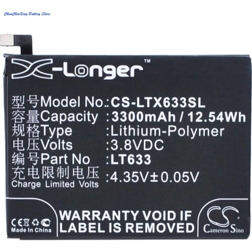 Cameron Sino 3300mAh Battery LT633 for LeTV Max, MX1, X900