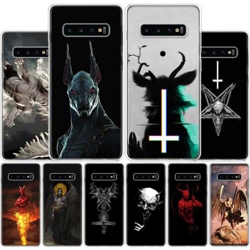 Lucifer Satan Angel Devil Phone Case For Samsung Galaxy A51 A71 A50S A30S A10 A20E A40 A70 M30S A91 A01 A6 A7 A8 A9 Plus + Cover