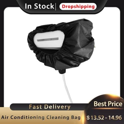 Room Wall Mounted Air Conditioning Cleaning Bag Split Air Conditioner Washing Cover Organizer Dust Cleaning Protective Pouch New