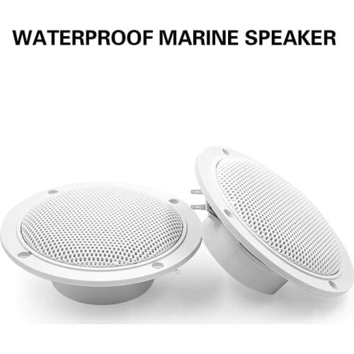 4 inch 2 Way 120Watts Marine Waterproof Speakers For ATV UTV SPA Golf Marine Boat SPA Motorcycle UV-Proof Outdoor Music Speakers