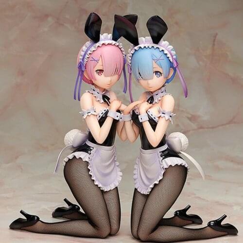 Bunny Girl Re:Life In A Different World From Zero Rem Figma PVC Action Collectible Model Toys Doll Japanese Anime Figures