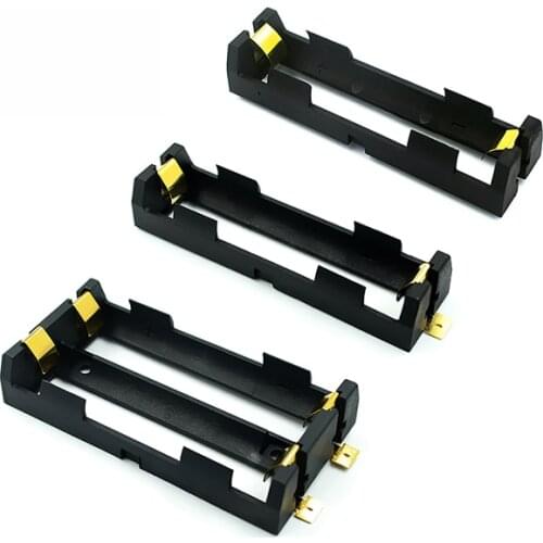 1x 2x 18650 Series Batteries Holder Box Storage Case Container With Bronze Pins Drop Ship