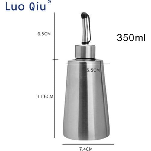 Kitchen Stainless Steel Oil Bottles Seasoning Sauce Sesame Oil Small Vinegar Pot Dispenser sauce dispenser