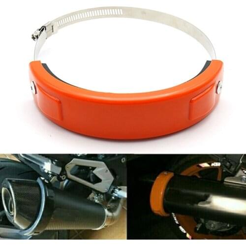 Motorcycle Exhaust Protector Ring 100mm-160mm Can Cover Exhaust Guard Cover