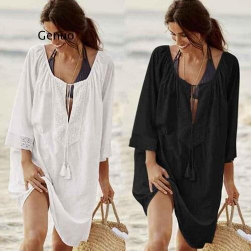 New Summer Women Cover Up Sexy Summer Beach Dress Swimsuit Bikini Chiffon Short Dress Gold Beach thing Suit tunic Swimwear