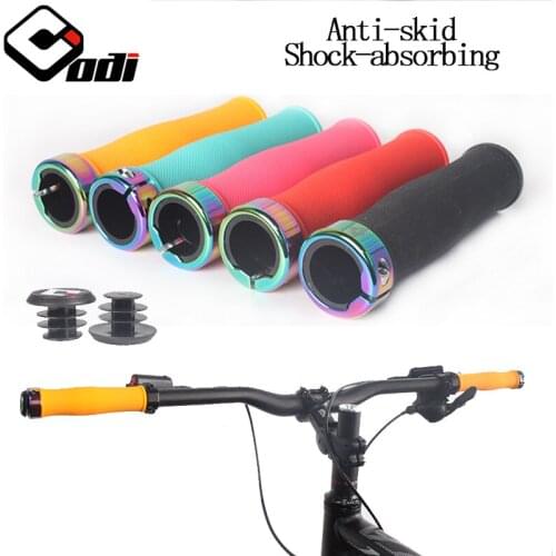 Odi MTB bicycle Handlebar Cover Grips Silica Gel Bike Grip With Aluminum Alloy-Locking Ring Lightweight DH Mountain Cycling part