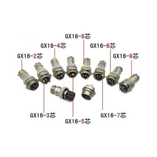 Connector GX16-6T DF16 6P 16MM Gold-plated Female and Male new and original