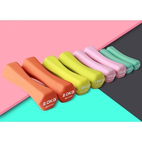 Hexagonal Colorful Dumbbell Women Weight Loss Fitness Equipment Gym sports Training Arm Muscle