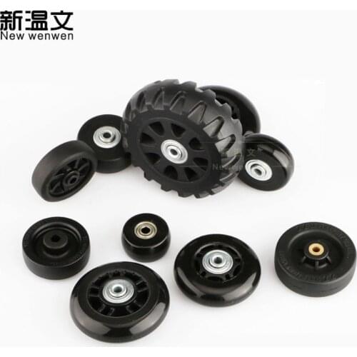 DIY Replacement Luggage Wheels,Replacement Travel trolley suitcases Spinner Wheels for Luggage Repair Parts W7
