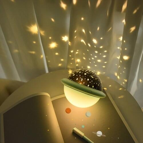 Stellar Projection Lamp Led Starry Sky Projection Night Lights USB Charging Starlight Romantic Atmosphere Projection Table Lamps