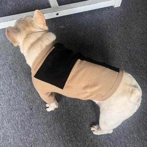 Fashion Dog Sweaters For Small Medium Dogs England Style Chihuahua Clothing French Bulldog Clothes Yorkshire Sweater Costume A92