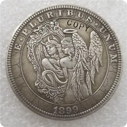 Type #30_Hobo Nickel Coin 1899-P Morgan Dollar COPY COINS-replica commemorative coins