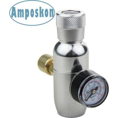 1 PC New Hot High Quality Silver Mini Regulator CO2 Charger Kit 0-150 PSI For Homebrew Draft Beer Kegerator Soda Bar Accessories