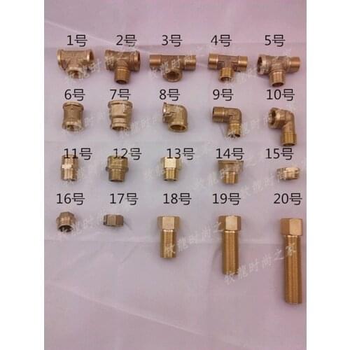 4 Minutes Copper Connector Inside And Outside The Wire Direct Copper Wire On The Wire Bend Pagoda 4 Points Copper Tee