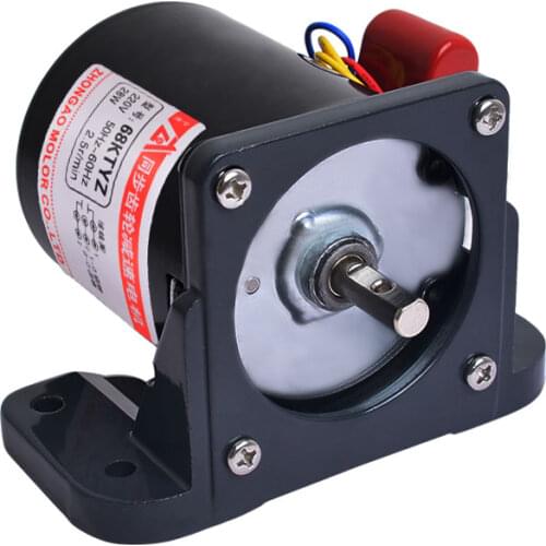 68KTYZ 70KTYZ 220V Gear Reduction Motor AC Permanent Magnet Synchronous Motor with Mount 2.5-110RPM