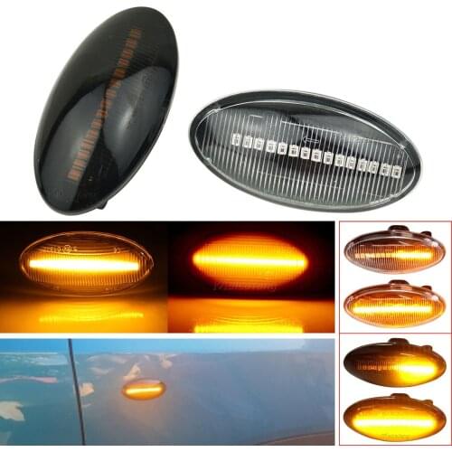 71742475 LED Dynamic Side Marker Lamps Amber For Suzuki Swift Alto SX4 Jimmy Fiat Sedici Sequential Turn Signal Light 71750075