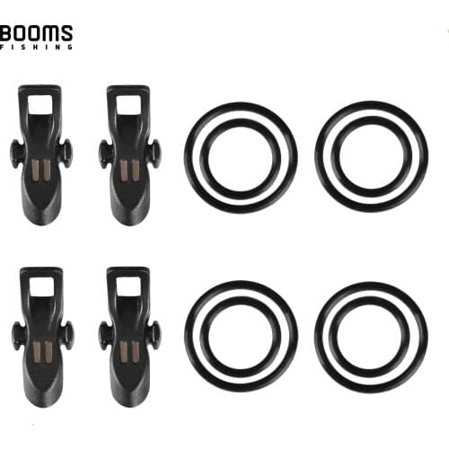 Booms Fishing HK1 Magnetic Hook Keeper Holders for Fishing Rod Lures Hooks Safe Keeping and 2O Rings Fishing Tackle Accessories