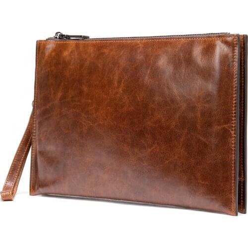 Brands Men Bag Cow Leather Clutch Bag Shoulder Bag Wallet Handy Bag Handbags Day Clutches Male wallet Large Purses