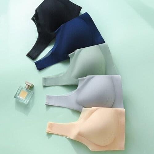 Bra Comfort Seamless Wirefree Breathable Lightweight Wireless Underwear for Women Workout XIN-Shipping