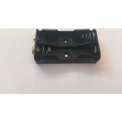2 Pack AA Battery Case Box 2*AA Battery Holder With 9V male and female buckle