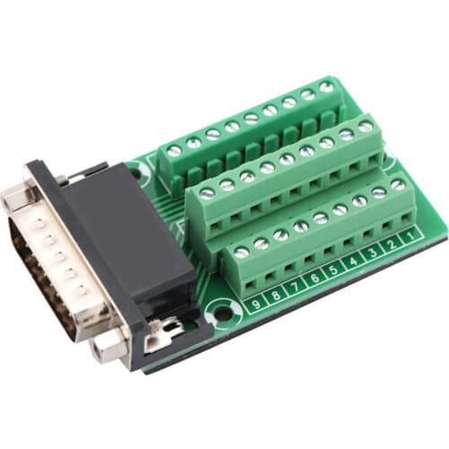 DB26 Board DB26-G2-01 Male Adapter to PCB Terminal Signals Module Board Connector