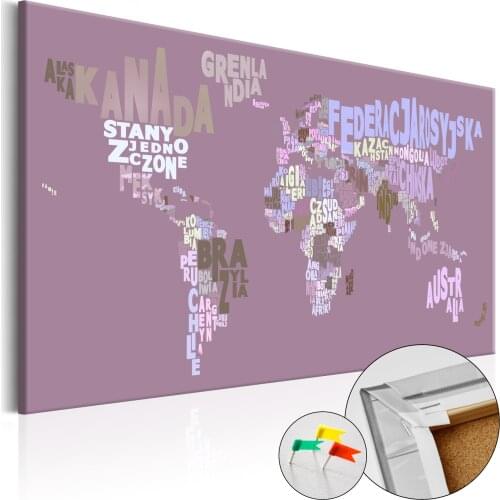 Pictures of Cork-Fairytale World (PL) [Cork Map] - 60x40 cm