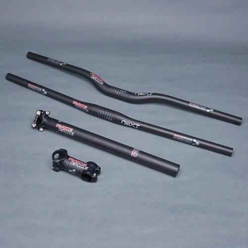 Race Face Next Matte 3K Carbon Fiber Bike Mountain Handlebar Stem Seatpost For Bicycle MTB Bars Sets Parts