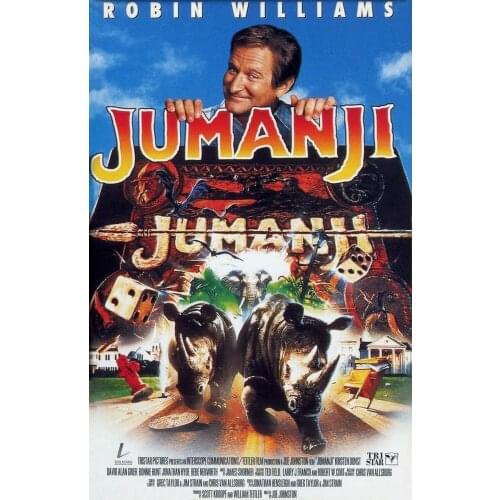 Jumanji (1995) FILM MOVIE METAL TIN SIGN POSTER WALL PLAQUE