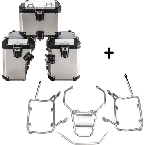 Panniers Rack Stainless Steel for R1250GS R1200GS LC ADV Top Box Racks For BMW R 1250 GS R 1200 GS ADV Top Case Racks Plastic