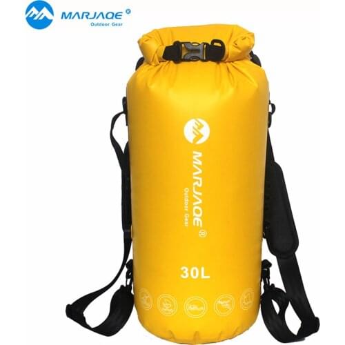 MARJAQE 30L Muitifunctional Durable Ultralight Rafting Camping Hiking Swimming Waterproof Bag Dry Bag Outdoor Travel Kits