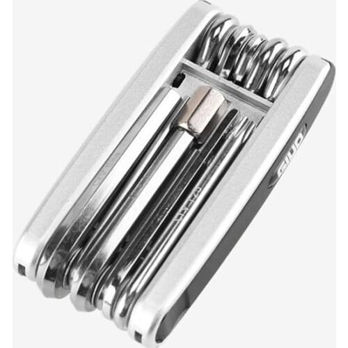 GIYO Multi-function Folding Toolset Professional Maintenance Tool Bicycle Repair Tools 13 in 1 Outdoor Sports PT-01