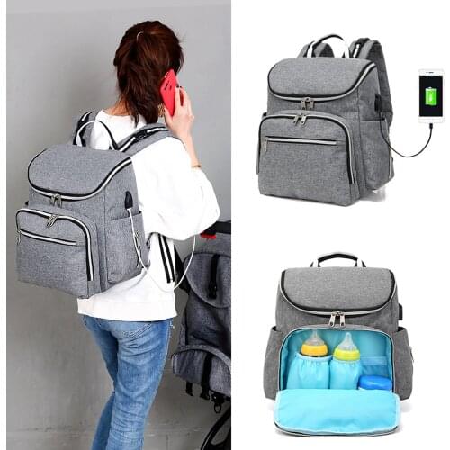 Packpack Diaper Bag Fashionalble Oxford Multifunctional Waterproof Printing Travel Maternity Nappy Storage Mummy Bag for Babys