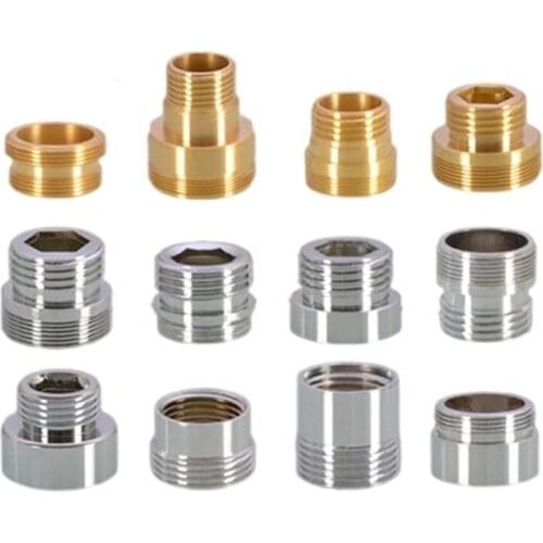 Faucet adapter accessories water purifier M20 / 22 / 24 / 28 outer wire fine tooth to inner wire 1 / 2 coarse tooth all copper