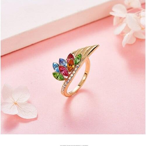 Кольца с кристаллами Prasarita China At AliExpress