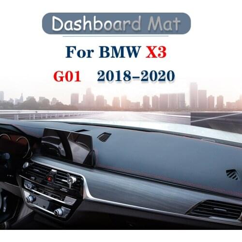 Anti-Slip Anti-UV Mat for BMW X3 G01 2018 2019 2020 Dashboard Cover Pad Sun Shade Dashmat Protect Carpet Accessories Car Cushi