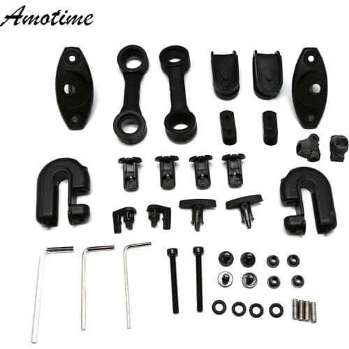 Adjustable windshield mounting bracket