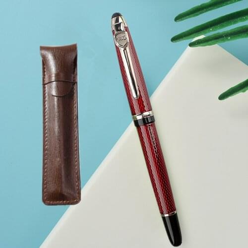 Luxury Jinhao 163 Fountain Pen Matte Medium Ink Pens High Quality Dolma Kalem School Office Name Gift Stationery