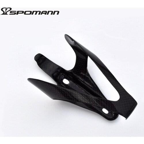 SOPAMNN OEM Black Bike Carbon Bottle Cage Outdoor Cycling 3K Weave Bicycle Water Bottle Bisiklet Su Kafesi Bicicleta Parts 23g