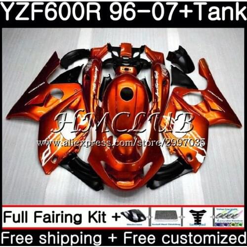 Light orange Body For YAMAHA YZF600R Thundercat 1996 1997 1998 1999 2000 2001 0HC.8 YZF-600R YZF 600R 96 97 98 99 00 01 Fairing
