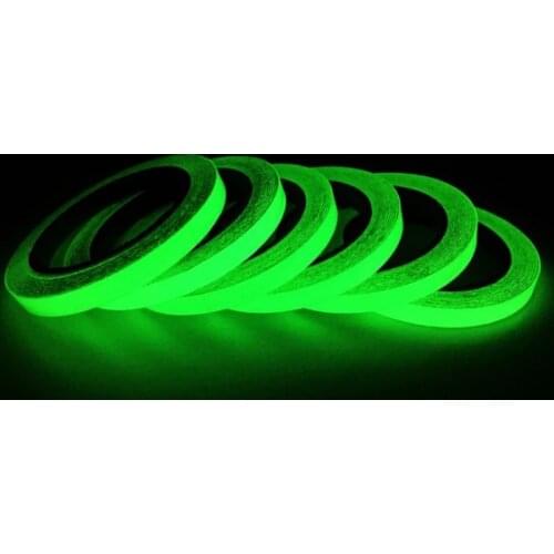 Luminous Tape Fluorescent Night Self-adhesive Glow In Dark Safety Film Sticker Home Decor Party Supplies Decorative warning