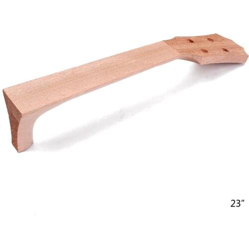 Ukulele DIY Part 23' Concert Ukulele Neck DIY Mahogany Neck for Luthier Wood Color