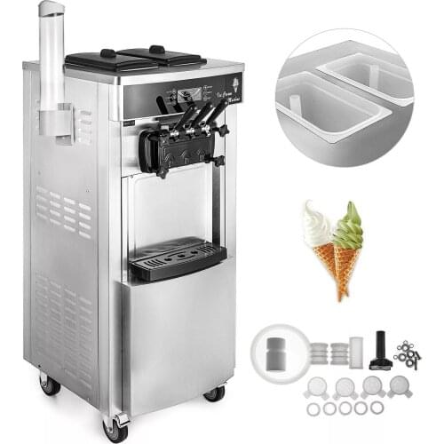 Fried Roll Home Instant Ice Cream Machine Stainless Steel Commercial Soft Ice Cream Machine for Sale