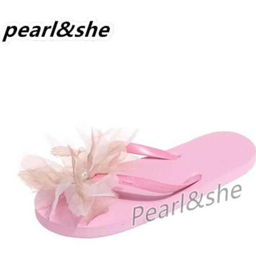 Shoes Woman Bohemian Flower Flat Slippers Summer Sandalias Non-slip Beach Shoes Home Slippers Women Тапки Zapatos De Mujer 2021