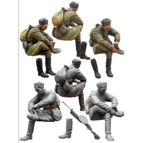 1/35 Resin Figure Model Kit Unassambled Unpainted E83