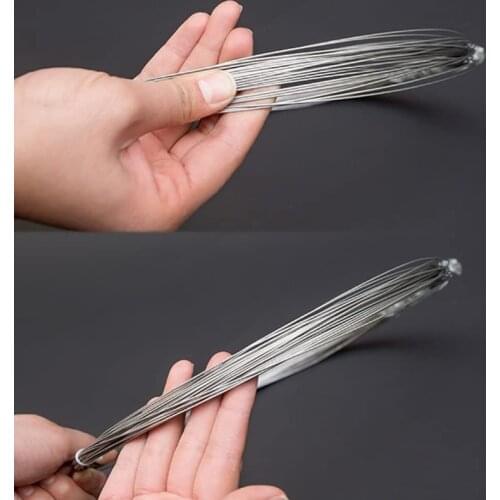 1Meter / 5Meter/10Meter 0.2mm - 3mm 304 Stainless Steel Rope Single Bright Hard Wire Various Lengths