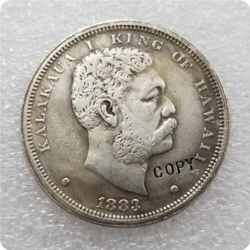 1883 HAWAII DOLLAR COIN COPY commemorative coins-replica coins medal coins collectibles