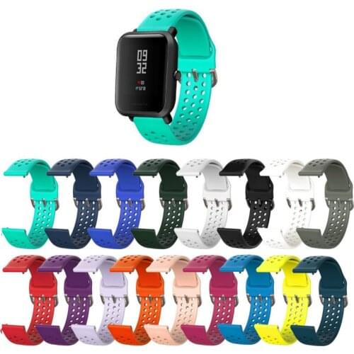 20mm Strap for Replacement Bracelet Accessories Breathable watch band for Xiaomi Huami Amazfit Bip Youth Mi Band 1s Wrist Band