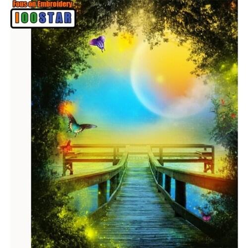 Diamond Embroidery 5D Natural Scenery cottages diy diamond painting cross stitch mosaic pattern home decor handicrafts