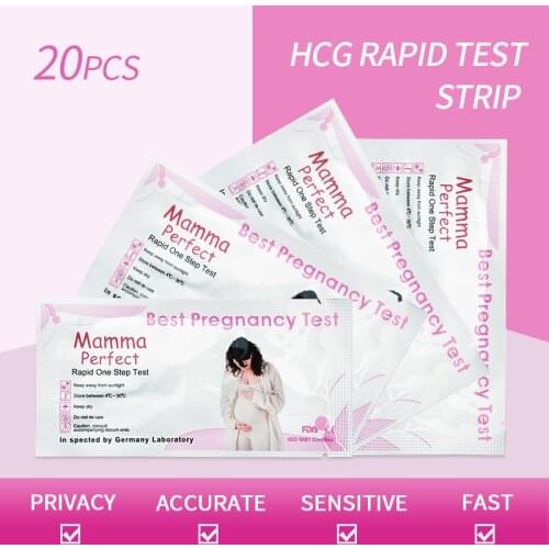 Free Shipping 20PCS Household Pregnancy Urine Test Strip Ovulation LH Test Strip kit Rapid Test Feminine Care