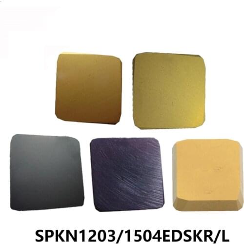 SPKN SPKN1203EDSKL SPKN1203EDSKR SPKN1504EDSKL SPKN1504EDSKR YBC301 SPKN1203 SPKN1504 Carbide Inserts Lathe Cutter Tools CNC